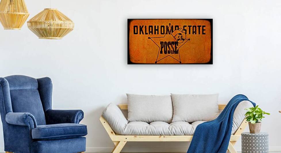 1970s Oklahoma State Posse Art by Row One Brand