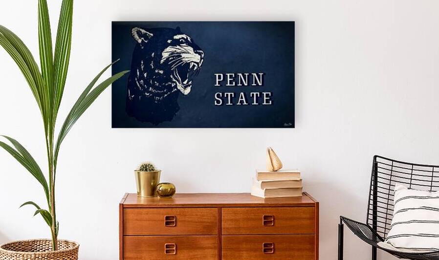 1960s Penn State Nittany Lion Art by Row One Brand