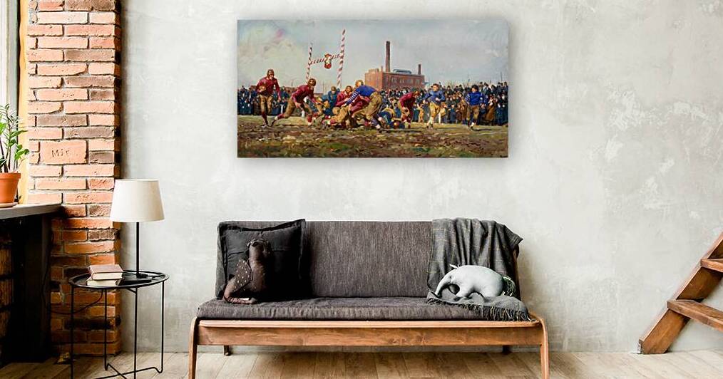 Early 1900s Oklahoma Sooners Football Game Art by Row One Brand
