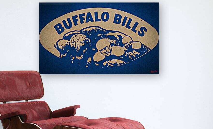 1960 Buffalo Bills Art by Row One Brand