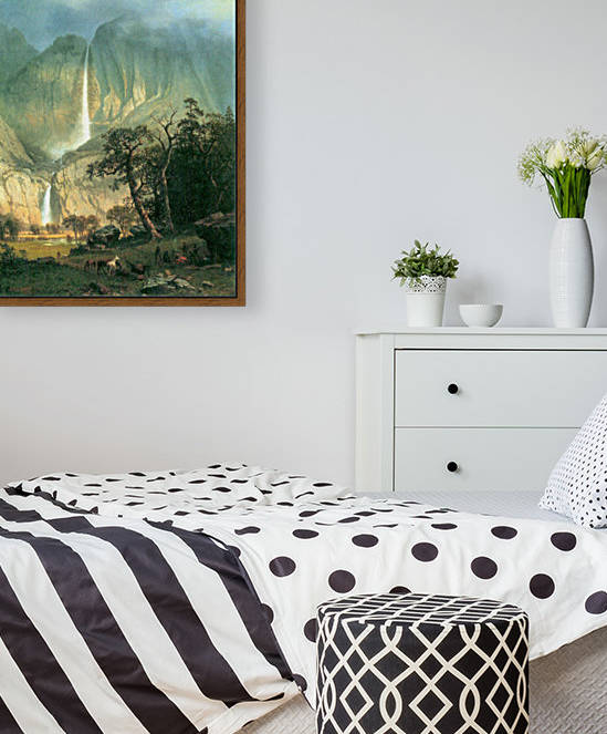 Cho Looke  Yosemite Watterfall by Bierstadt