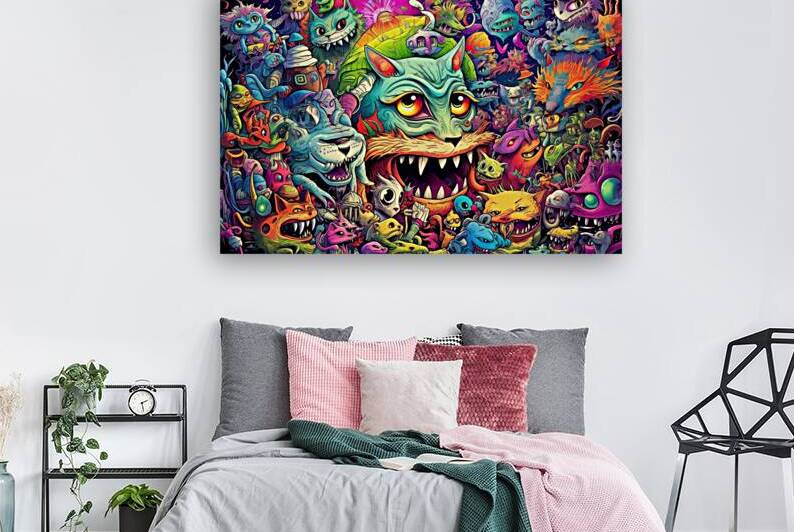 Psychedelic scary colors by Towseef Dar