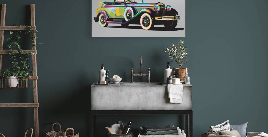 Colorful classic car by Towseef Dar