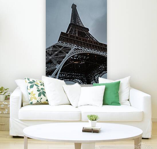 Winter Above – Eiffel Tower Paris by Jacob Marsh Photography