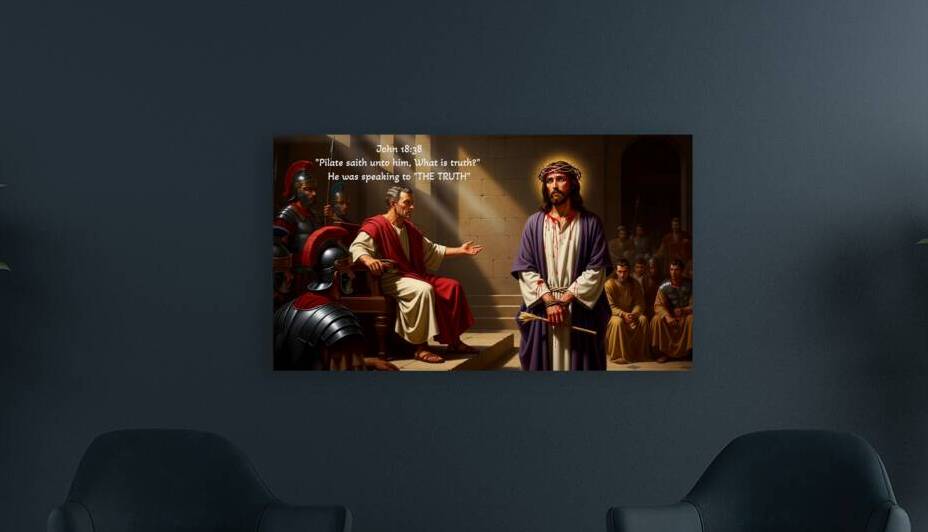 The trial of Jesus the Christ Before Pilate: What Is Truth Revealed  John 18.38 by DR Mustain by DR Mustain