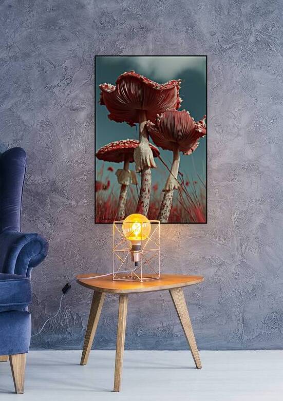 Mushrooms FA 25 2x3 583 by Ksavera ART
