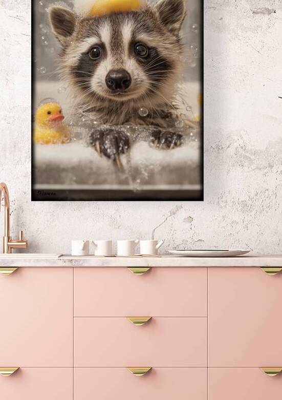 baby taking bath FA 25 2x3 679 by Ksavera ART