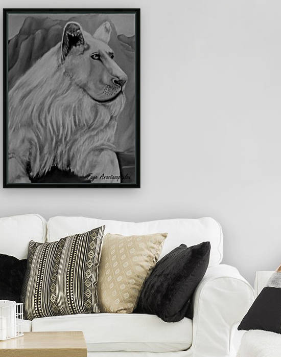 White Lion by Faye Anastasopoulou