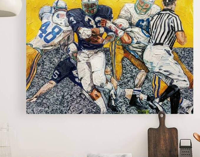1976 Penn State Football Art Remix by Row One Brand
