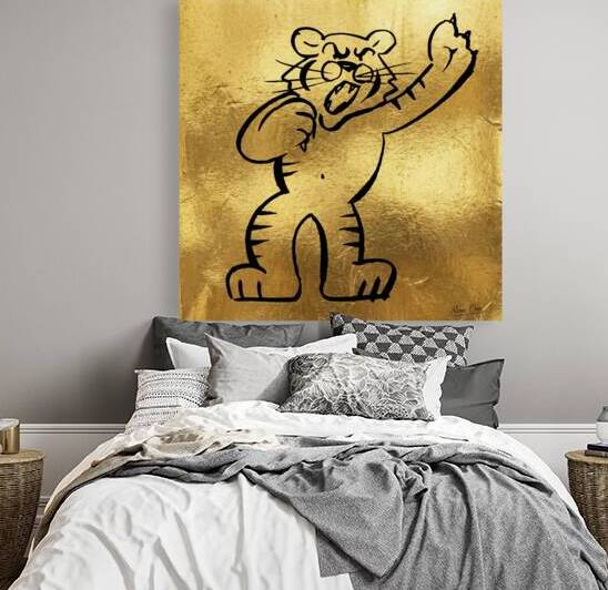 Vintage Missouri Tiger Wearing Glasses by Row One Brand