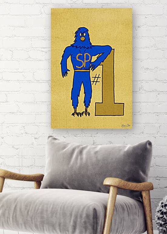 Vintage San Pasqual Eagles Art by Row One Brand