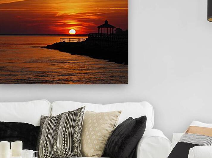 Sunset Over Indian River Inlet And Bay by Bill Swartwout Photography