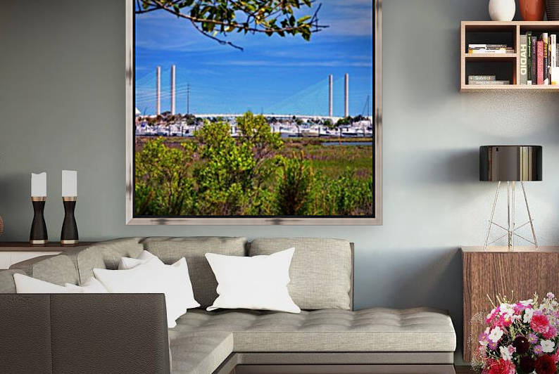 Burtons Boats and A Bridge by Bill Swartwout Photography