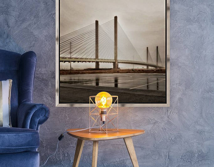 Foggy Day at the Indian River Bridge by Bill Swartwout Photography