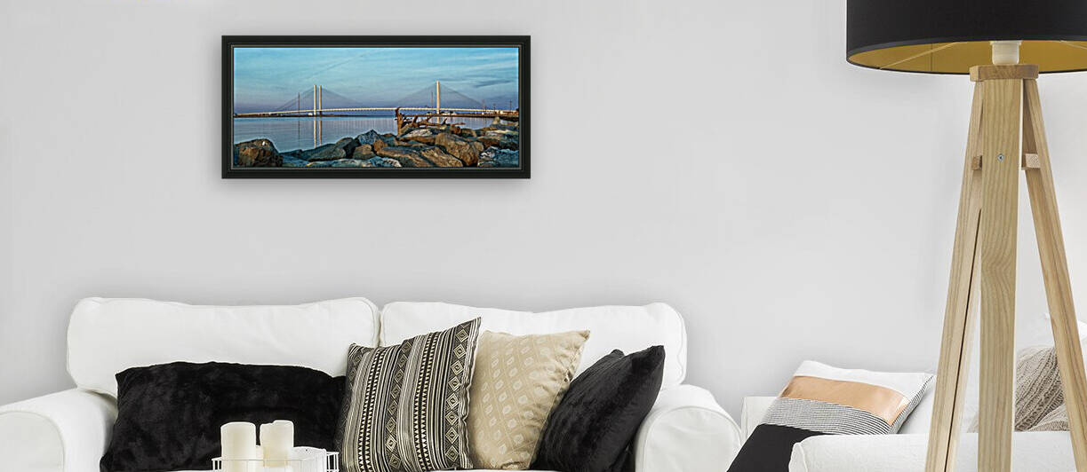 Indian River Bridge Driftwood Panorama by Bill Swartwout Photography