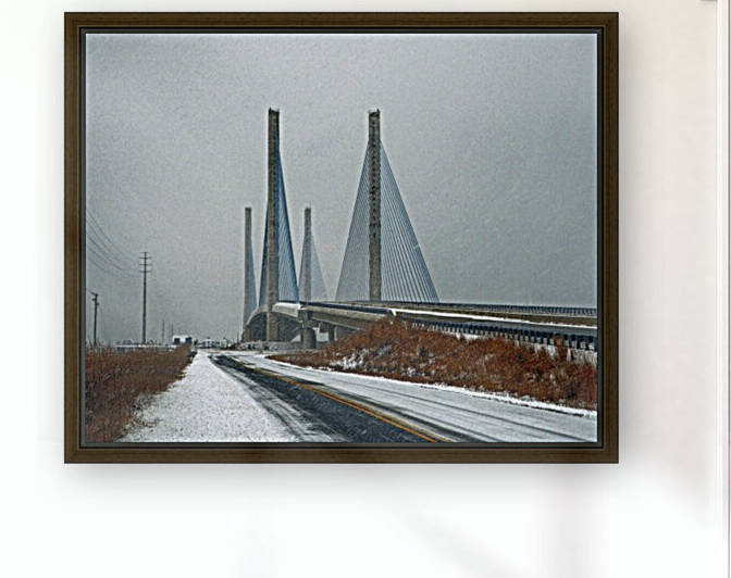 Winter at the Indian River Inlet Bridge by Bill Swartwout Photography