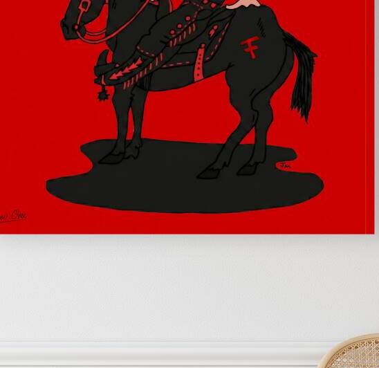 1950s Texas Tech Cartoon Art Remix by Row One Brand