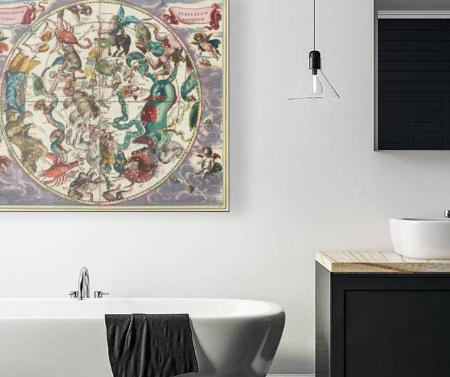 Haemisphaerium Stellatum Australe Antiquum by Cellarius Published 1708  by Posh Print