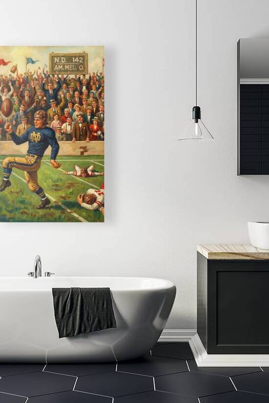 1905 Notre Dame Football Art Remix by Row One Brand