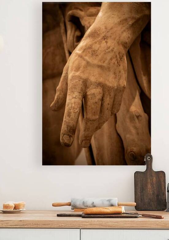 Marble Hand Detail from Classical Sculpture by Paolo Modena