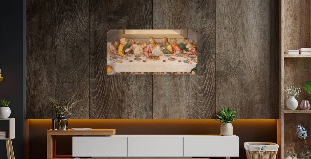 The Last Supper Fresco in San Maurizio al Monastero Maggiore Mi by Paolo Modena