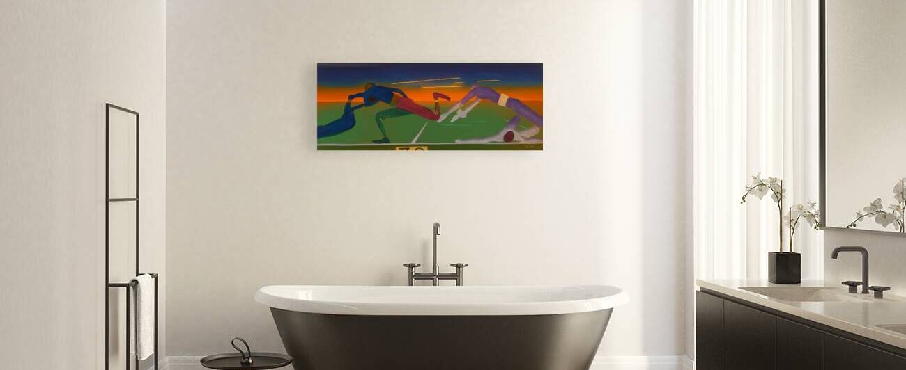 1930s Art Decor Football Runner by Row One Brand