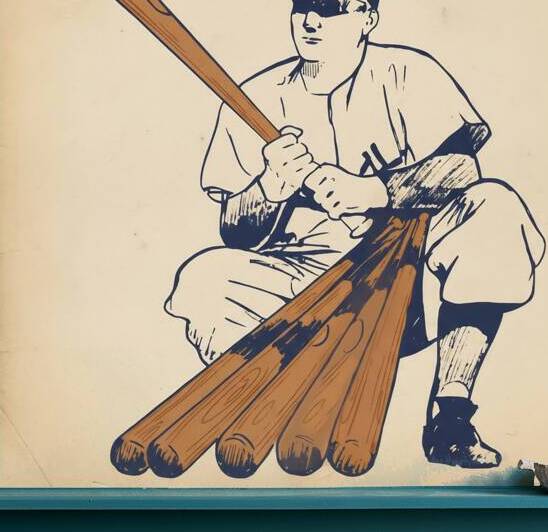 1953 New York Yankees Art Remix by Row One Brand