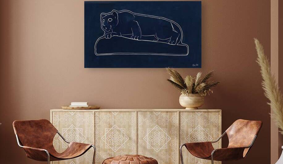 1984 Penn State Nittany Lion Art Remix by Row One Brand