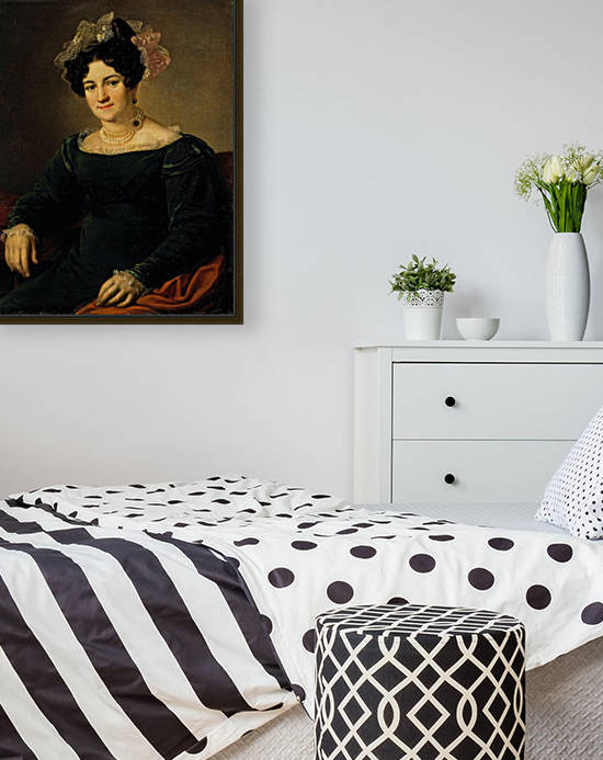 Portrait of P.I. Sapoznikova by Vasily Tropinin