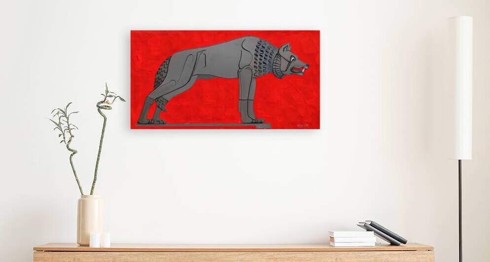 Vintage New Mexico Lobo Art Remix by Row One Brand