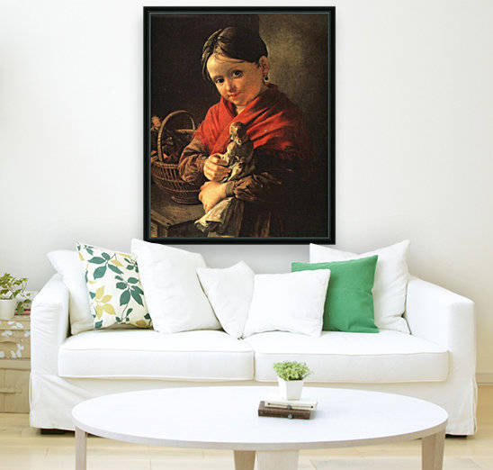 Girl with a Doll by Vasily Tropinin