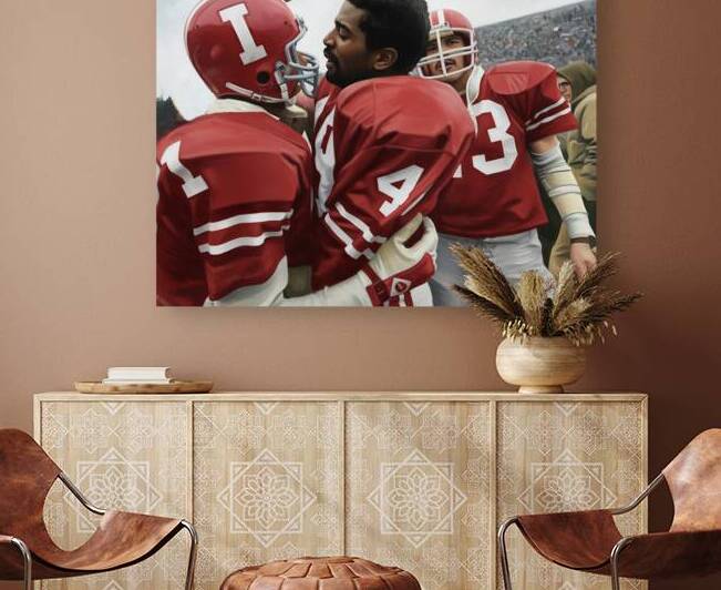 1981 Indiana Hoosiers Football Art Remix by Row One Brand