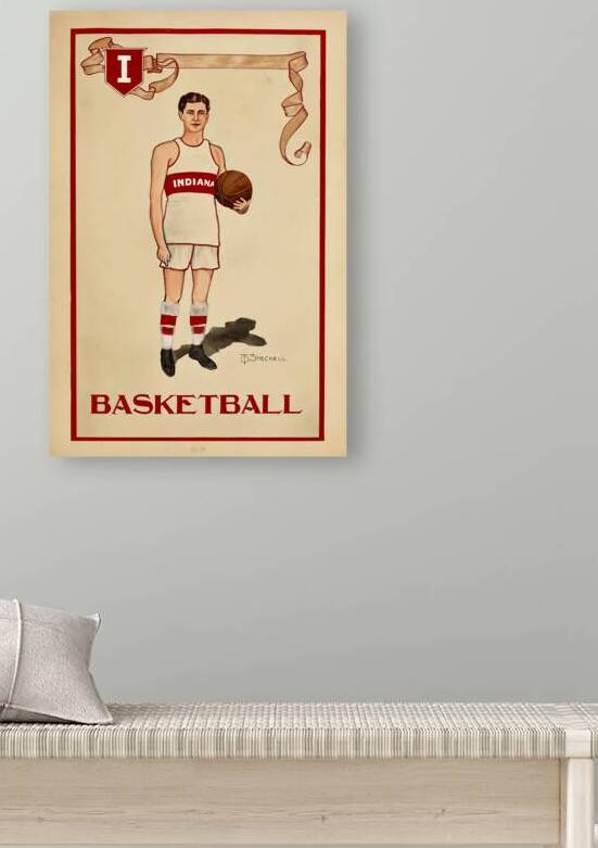 Early 1900s Indiana Hoosiers Basketball Player by Row One Brand