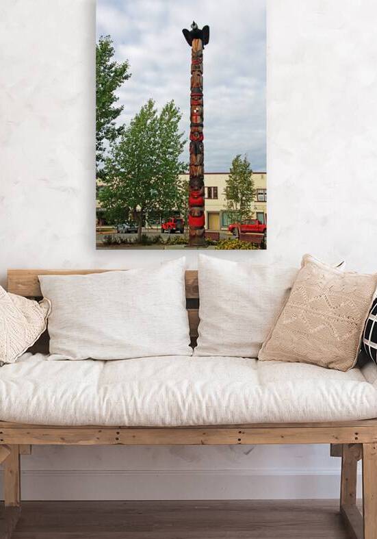 The Path Forward Totem Whitehorse Yukon by Deb Oppermann