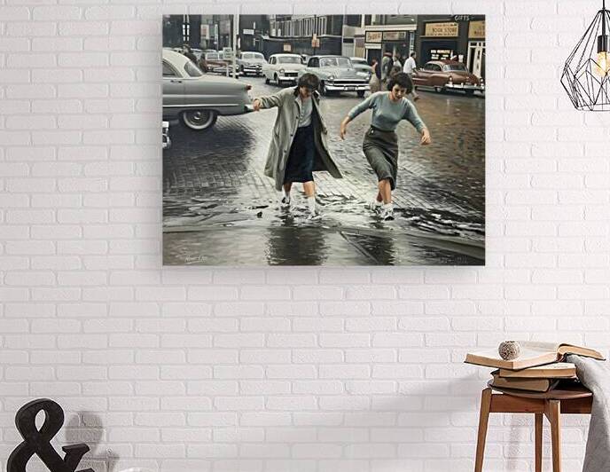 1950s Athens Ohio Rainy Day by Row One Brand