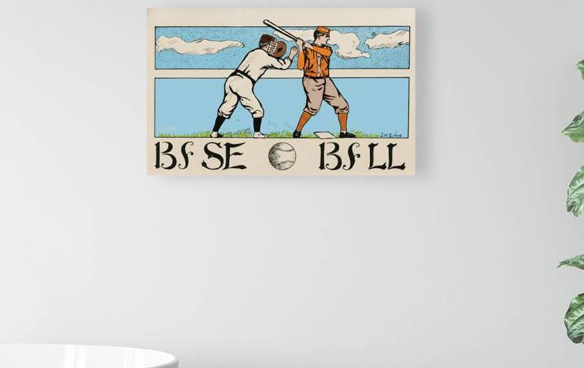 Early 1900s Tennessee Vols Baseball Art Remix by Row One Brand
