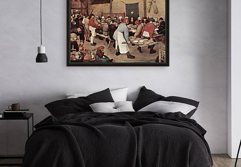 Country wedding by Pieter Bruegel