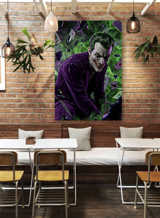 The Joker: Architect of the Emerald Chaos by Sumer Paintings