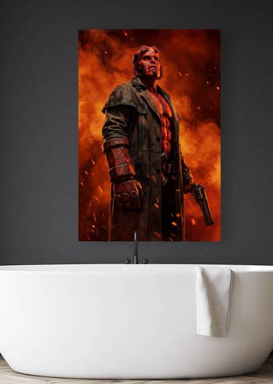 Hellboy: Red and Ruthless by Sumer Paintings