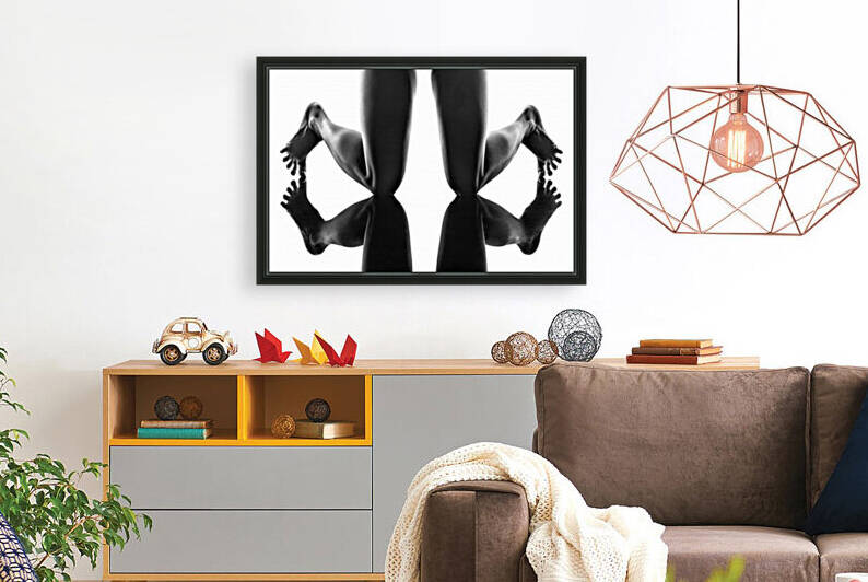 Legs and feet reflections by Johan Swanepoel