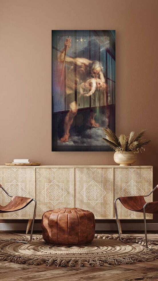 Saturn Devouring One Of His Sons by Peter Paul Rubens Fine Art Old Masters Reproductions by xzendor7