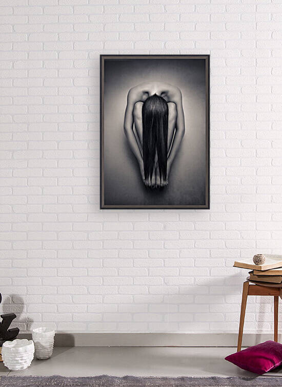 Nude woman fine art 14 by Johan Swanepoel