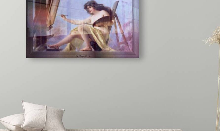 An Allegory Of Art by Luis Ricardo Falero Fine Art Old Masters Prints by xzendor7