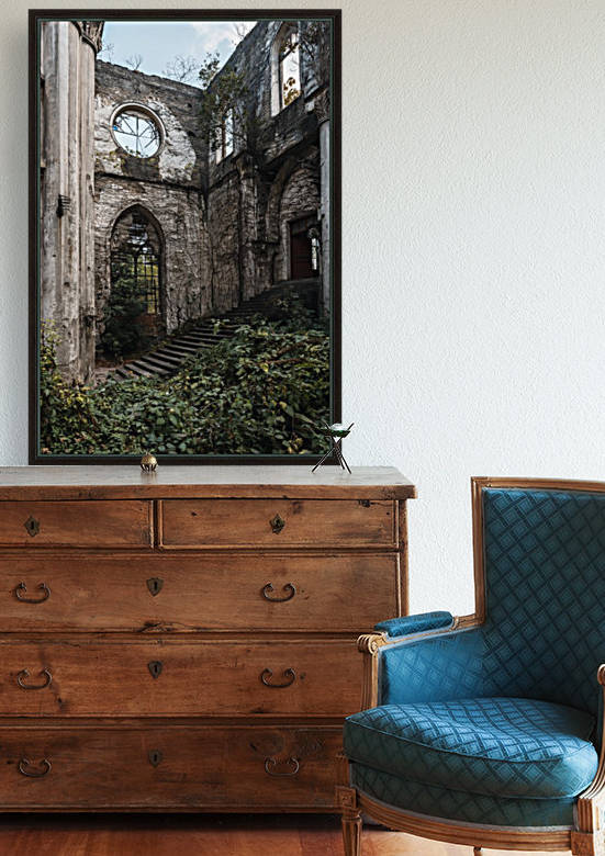 Abandoned Church Overgrown Footsteps by Steve Ronin