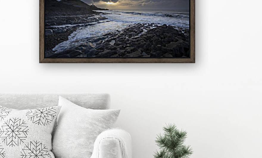 Early morning at Bracelet Bay by Leighton Collins