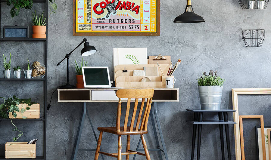 1955 Rutgers vs. Columbia Football Ticket Art | Vintage College Football History by Row One Brand