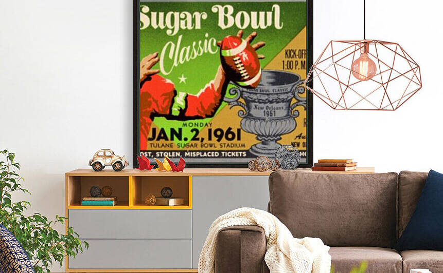 1961 Sugar Bowl Ole Miss National Champs by Row One Brand