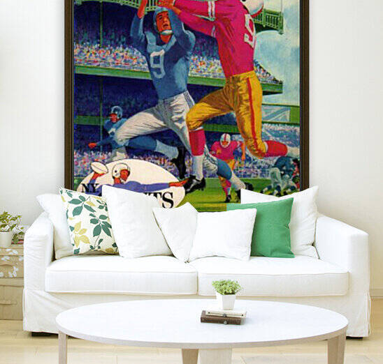 1960 Dallas Cowboys vs. New York Giants Football Program Art by Row One Brand