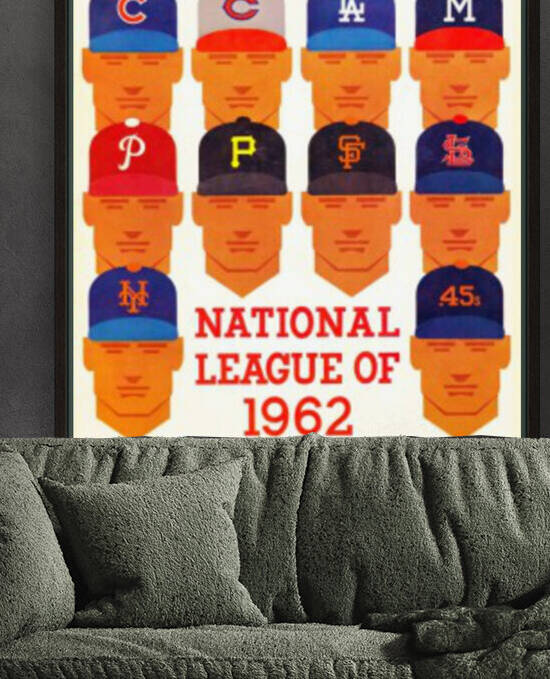 1962 Chicago Cubs Program Art by Row One Brand