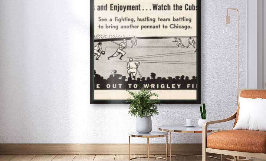 1941 Chicago Cubs Come Out to Wrigley Field by Row One Brand